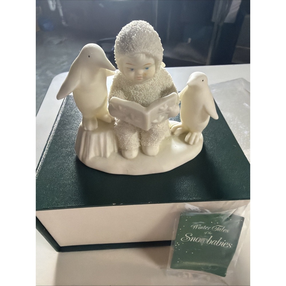 Vintage Department 56 Snowbabies "Read Me a Story!" W/Box Retired